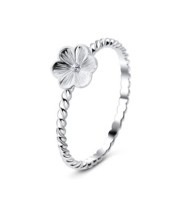 Flower Silver Ring NSR-2736